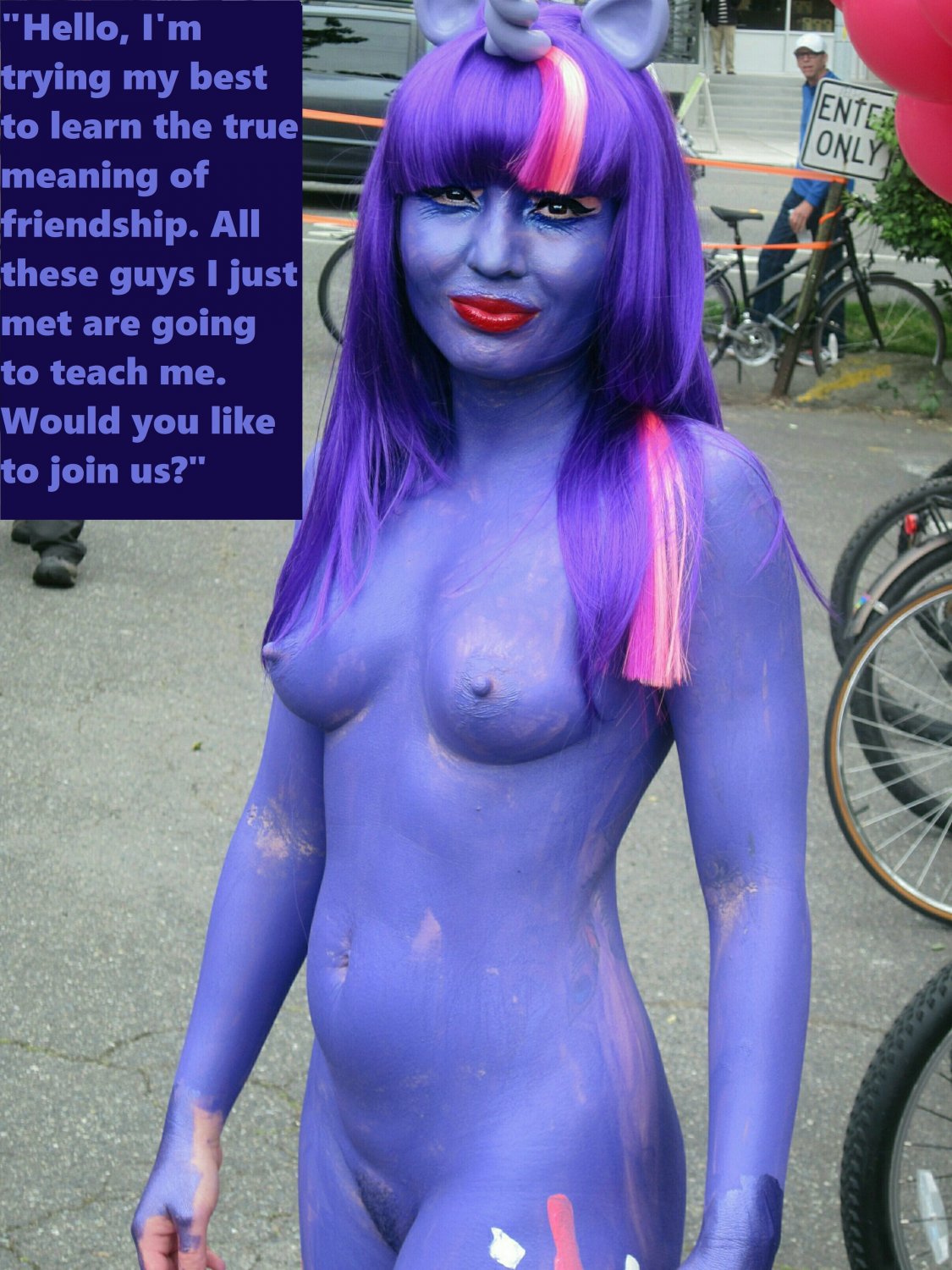 Twilight Sparkle Bodypainter Cum Tribute #EUvlchvI