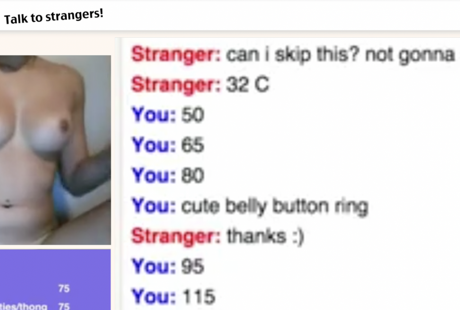 Super Awesome girl in live sex chat Omegle solo - EroMe