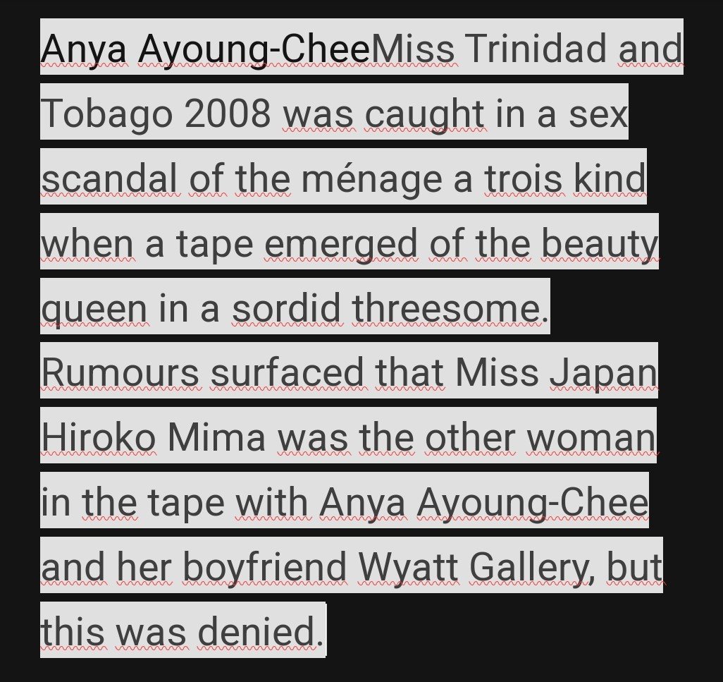 Miss Japan and Miss Trinidad & Tobago 2008 sex scandal threesome sex leaked video #QrMcKnTl